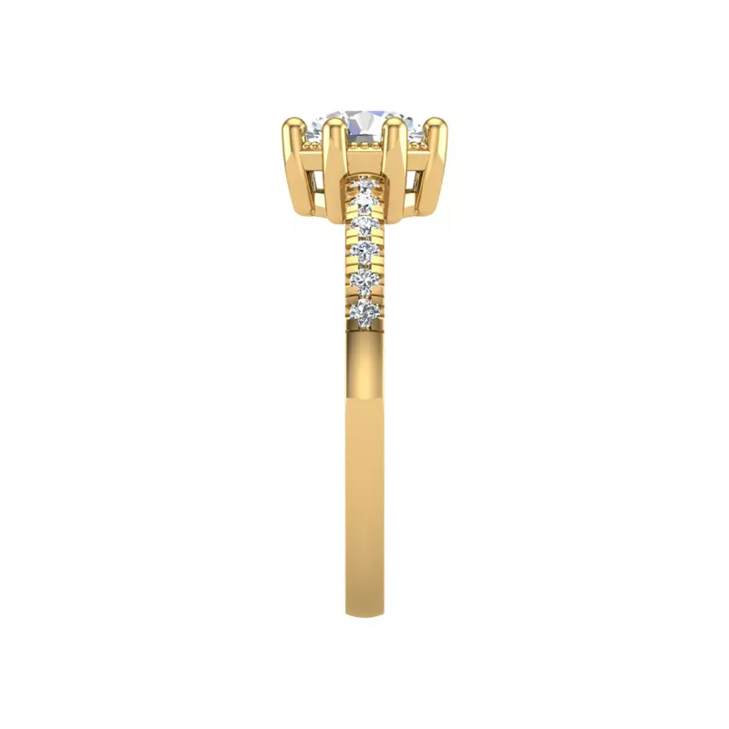 18K Yellow Gold Ana Engagement Ring