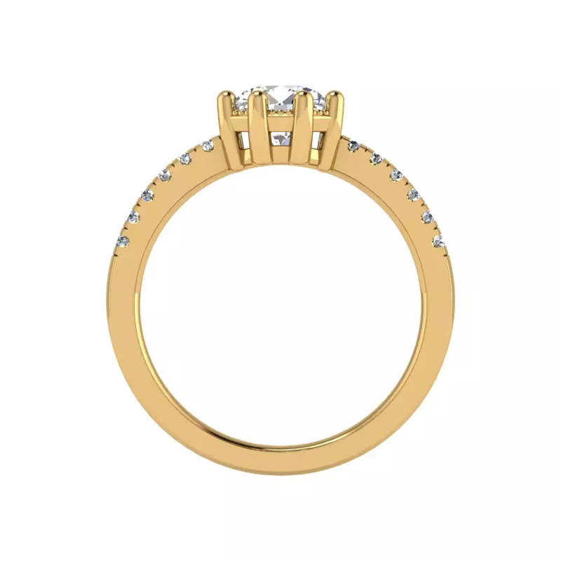 18K Yellow Gold Ana Engagement Ring