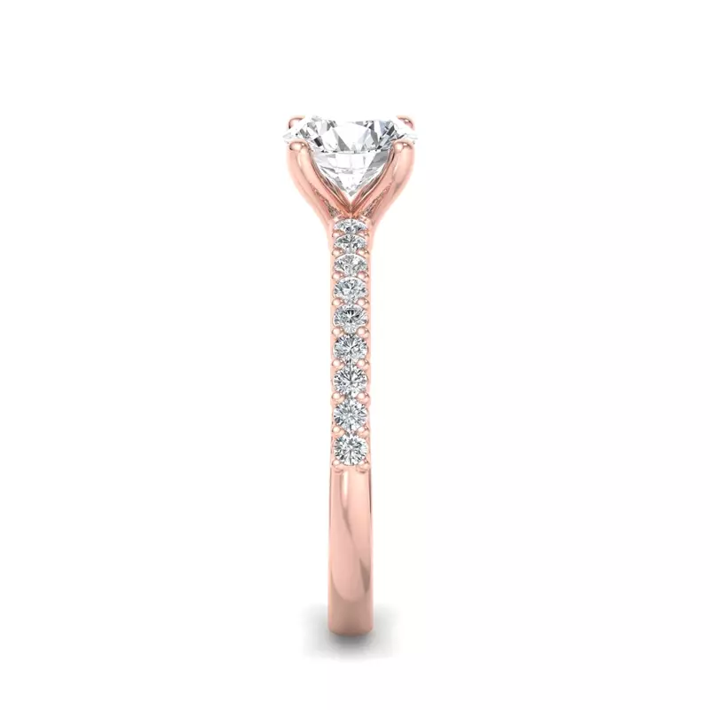 14K Rose Gold Vera Engagement Ring