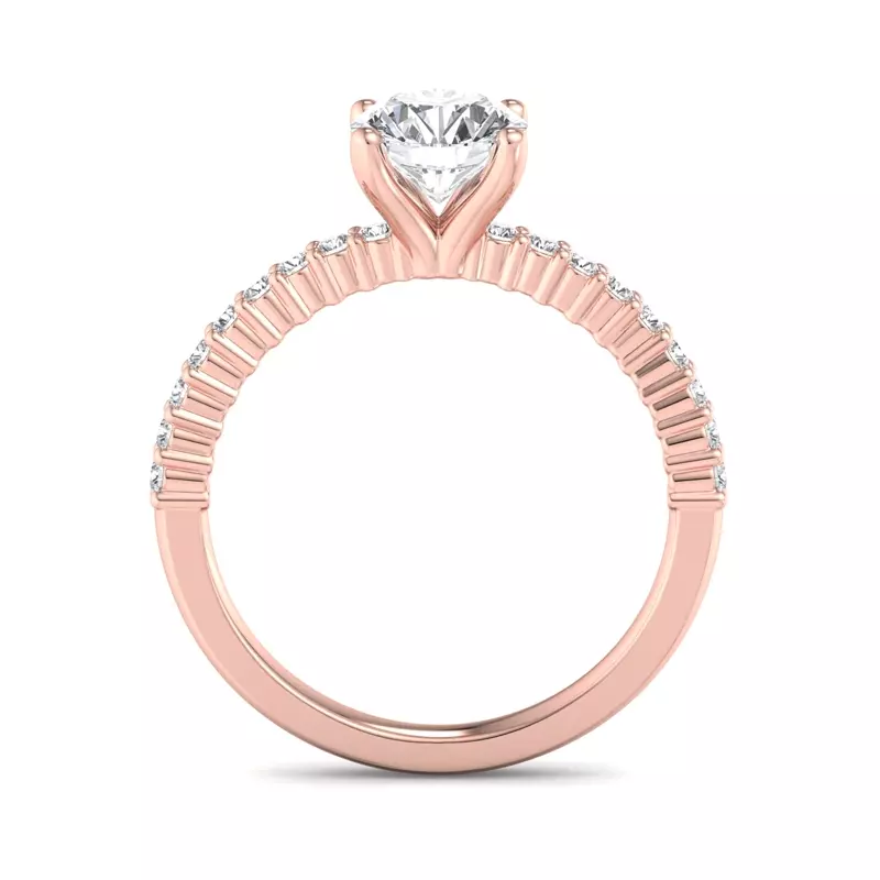 14K Rose Gold Vera Engagement Ring