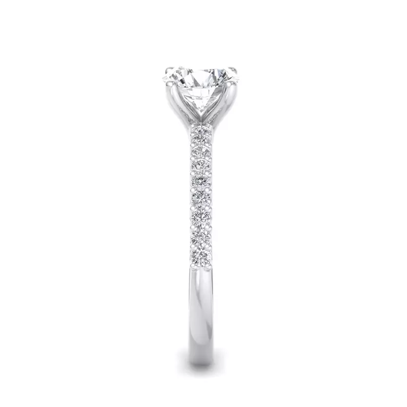 14K White Gold Vera Engagement Ring