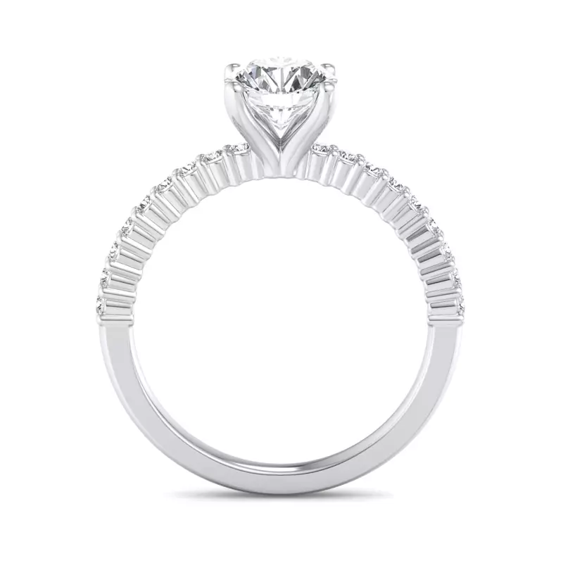 14K White Gold Vera Engagement Ring