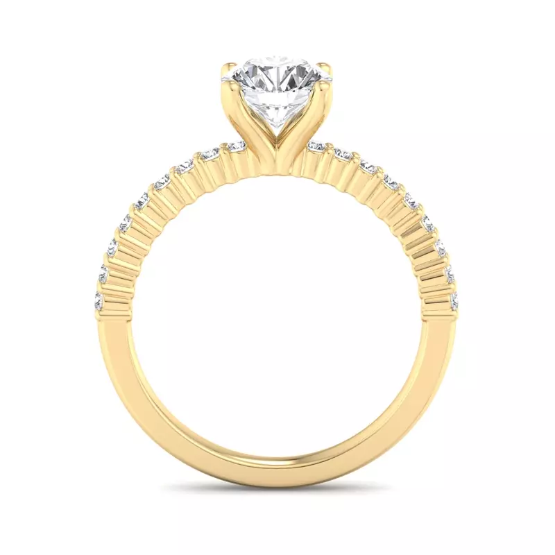 18K Yellow Gold Vera Engagement Ring