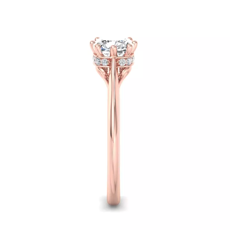 14K Rose Gold Alayna Engagement Ring