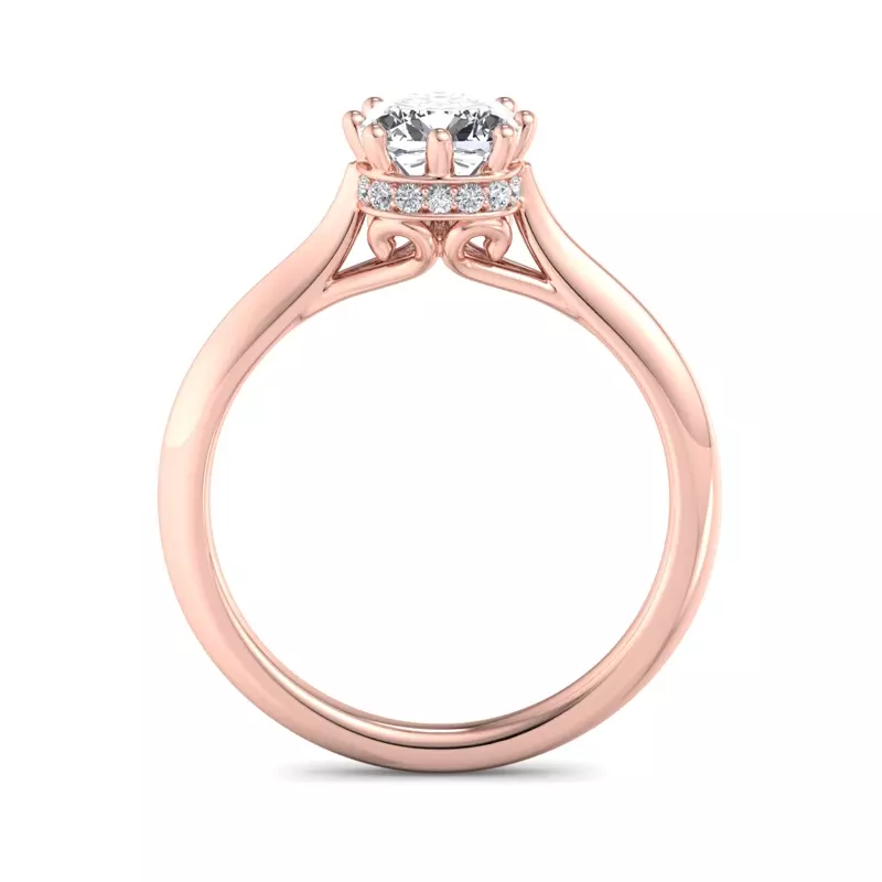 14K Rose Gold Alayna Engagement Ring