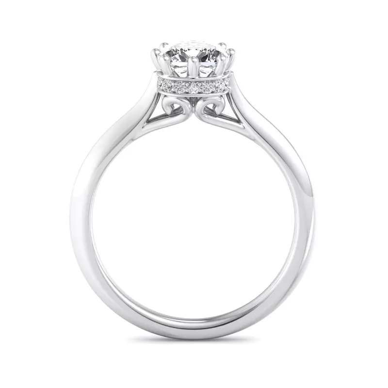 14K White Gold Alayna Engagement Ring