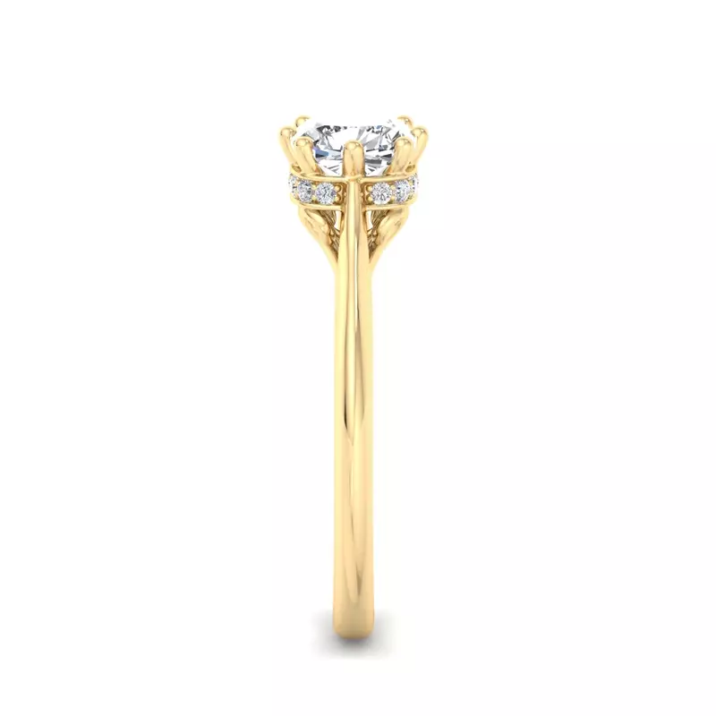 18K Yellow Gold Alayna Engagement Ring
