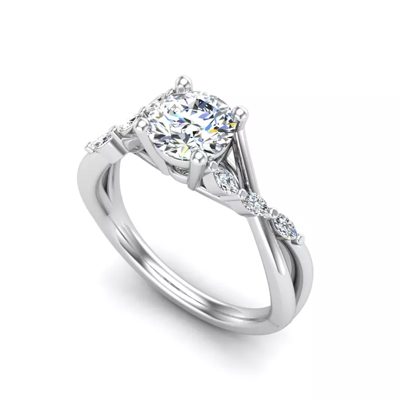 Platinum Nyla Engagement Ring