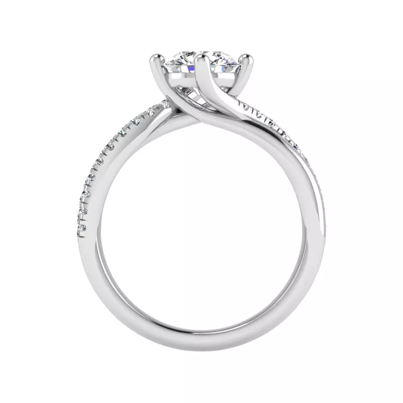 14K White Gold Elaina Engagement Ring