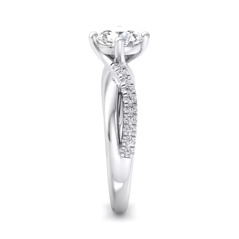 18K White Gold Elaina Engagement Ring