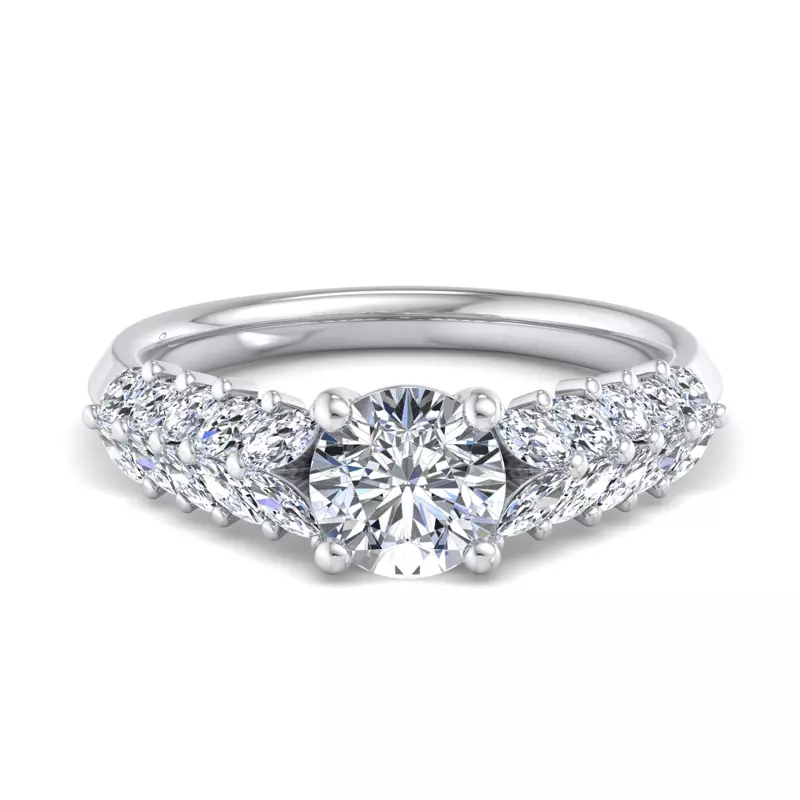 Platinum Kali Engagement Ring