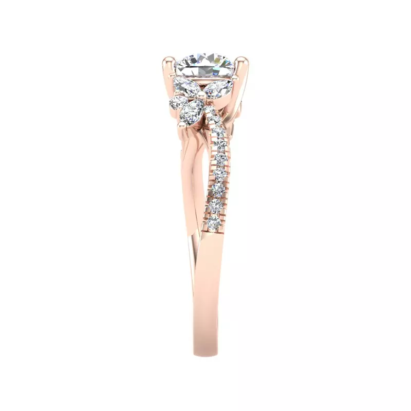 14K Rose Gold Alivia Engagement Ring
