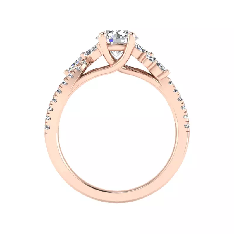 14K Rose Gold Alivia Engagement Ring