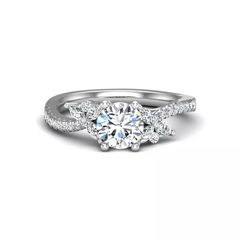 18K White Gold Alivia Engagement Ring