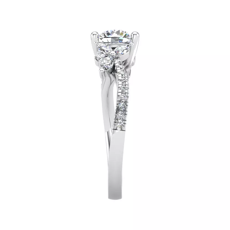 18K White Gold Alivia Engagement Ring