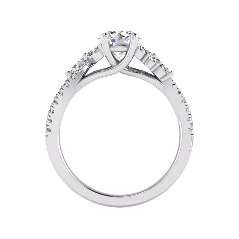 18K White Gold Alivia Engagement Ring