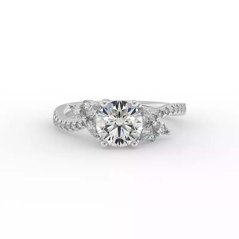 18K White Gold Alivia Engagement Ring