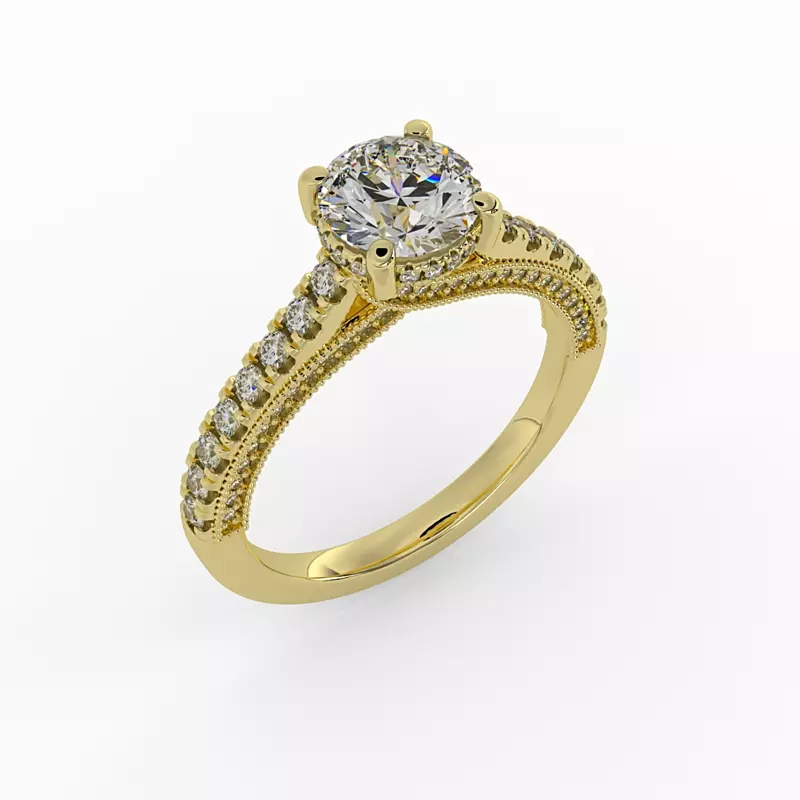 14K Yellow Gold Raegen Engagement Ring