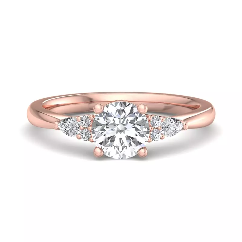 14K Rose Gold Rowan Engagement Ring