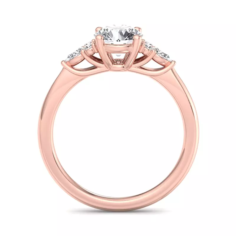 14K Rose Gold Rowan Engagement Ring