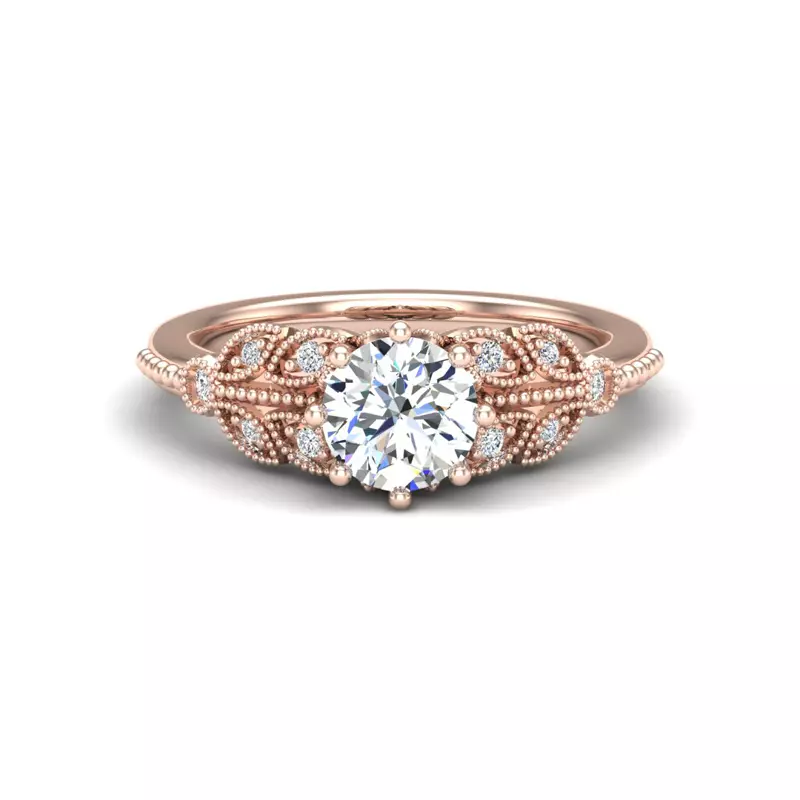 14K Rose Gold Camilla Engagement Ring