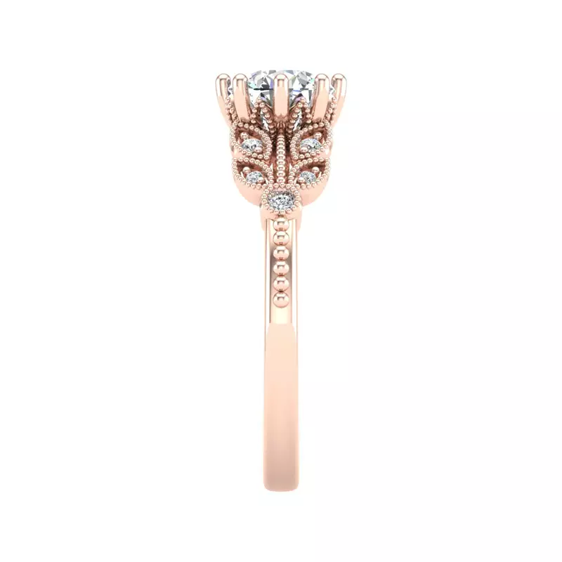 14K Rose Gold Camilla Engagement Ring