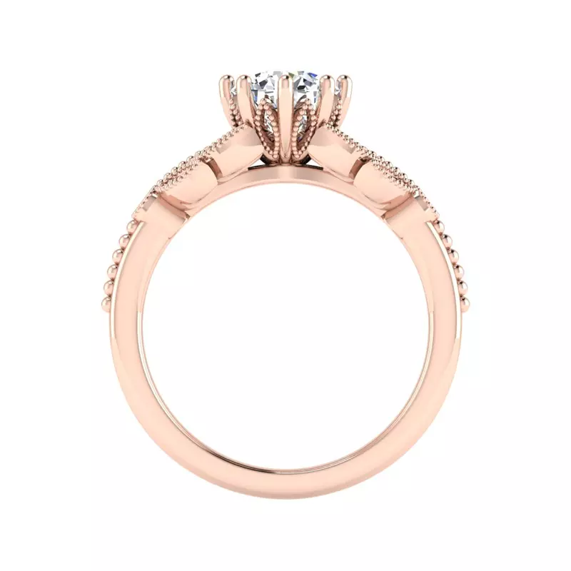 14K Rose Gold Camilla Engagement Ring