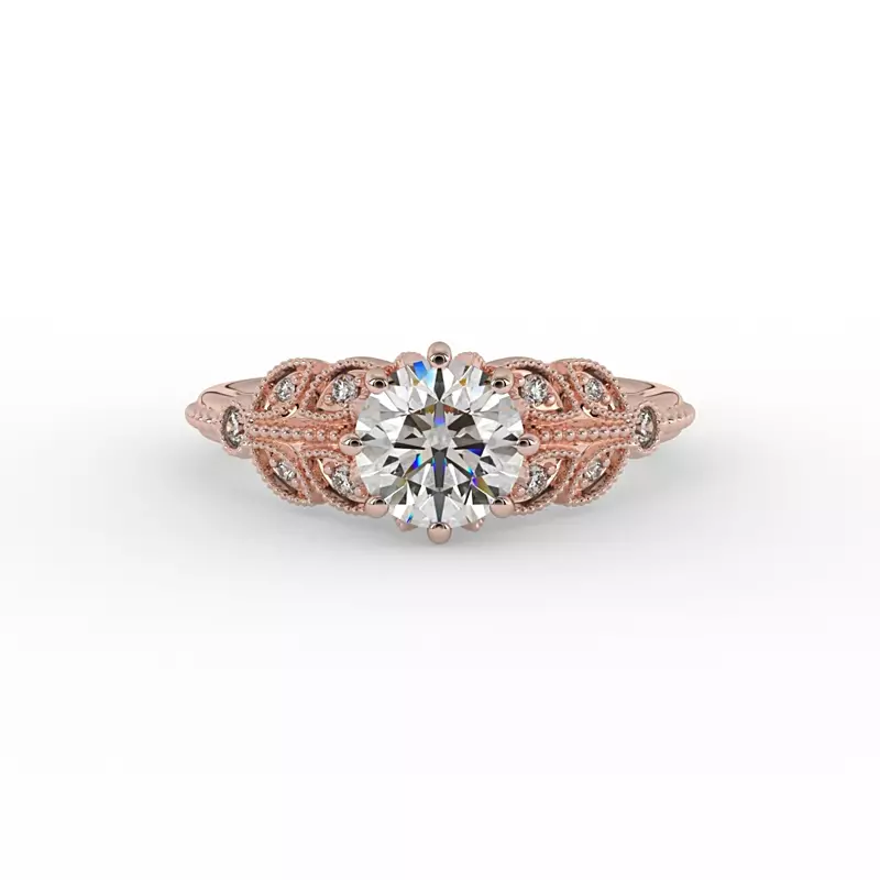 14K Rose Gold Camilla Engagement Ring
