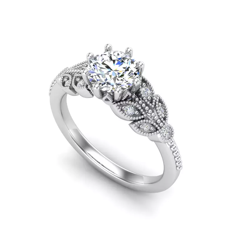 18K White Gold Camilla Engagement Ring