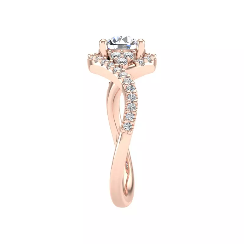 14K Rose Gold Joanna Engagement Ring