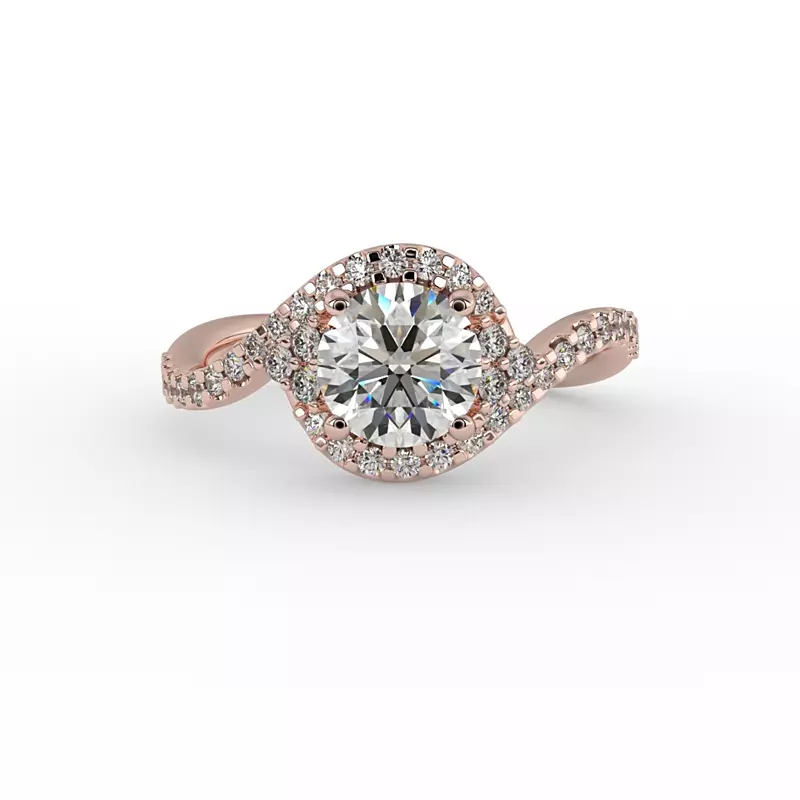 14K Rose Gold Joanna Engagement Ring