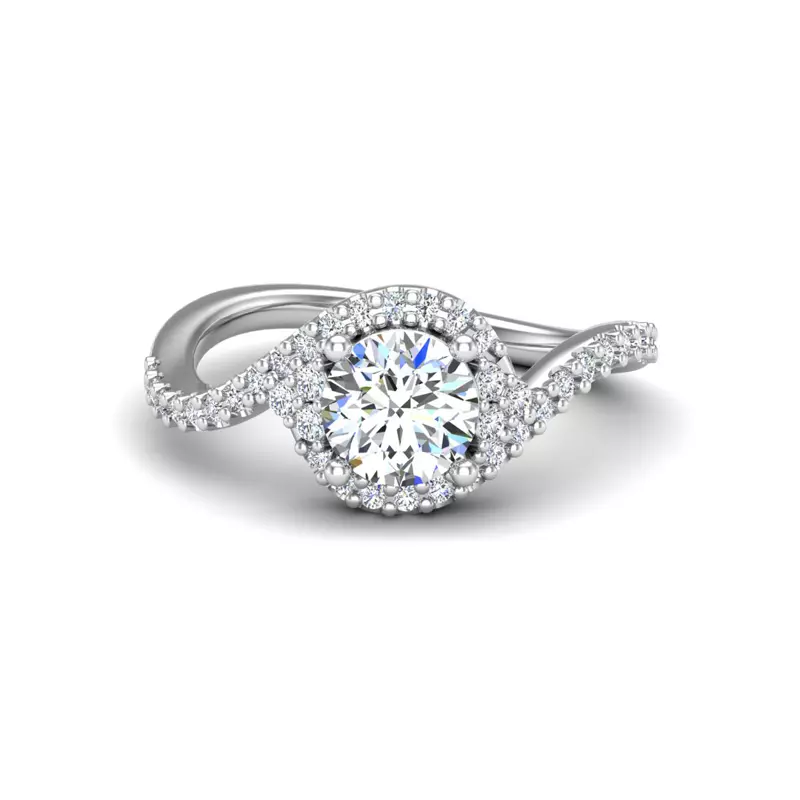 14K White Gold Joanna Engagement Ring