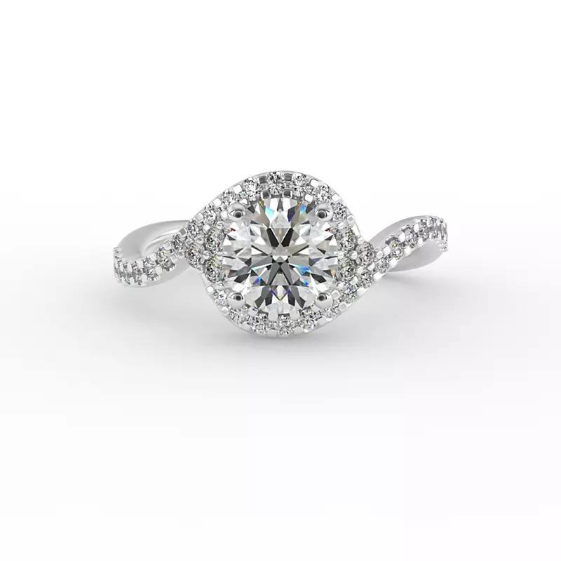 14K White Gold Joanna Engagement Ring