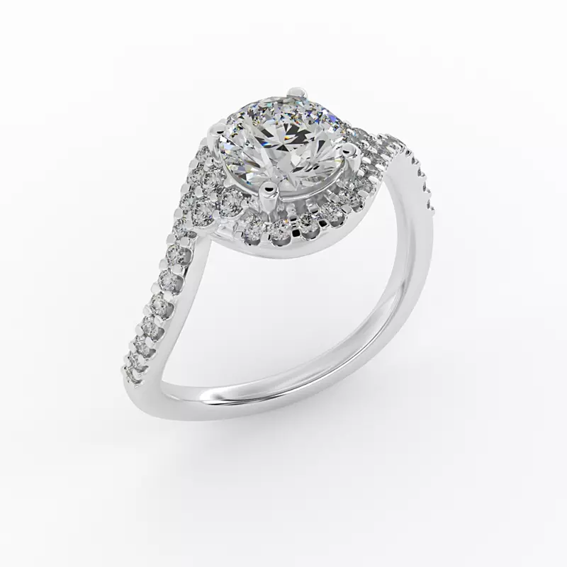 14K White Gold Joanna Engagement Ring