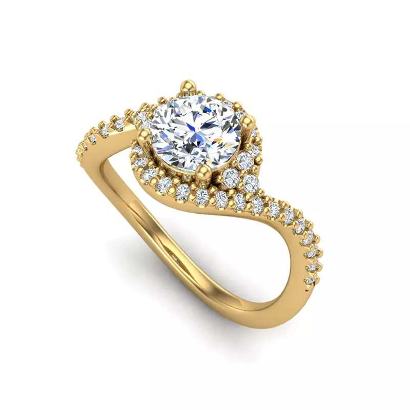 18K Yellow Gold Joanna Engagement Ring