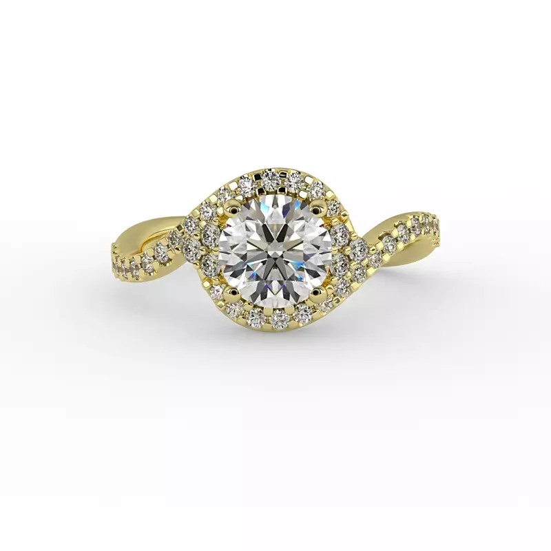 18K Yellow Gold Joanna Engagement Ring