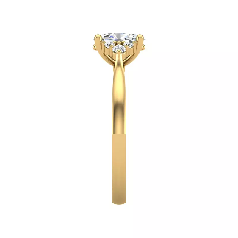 14K Yellow Gold Malia Engagement Ring