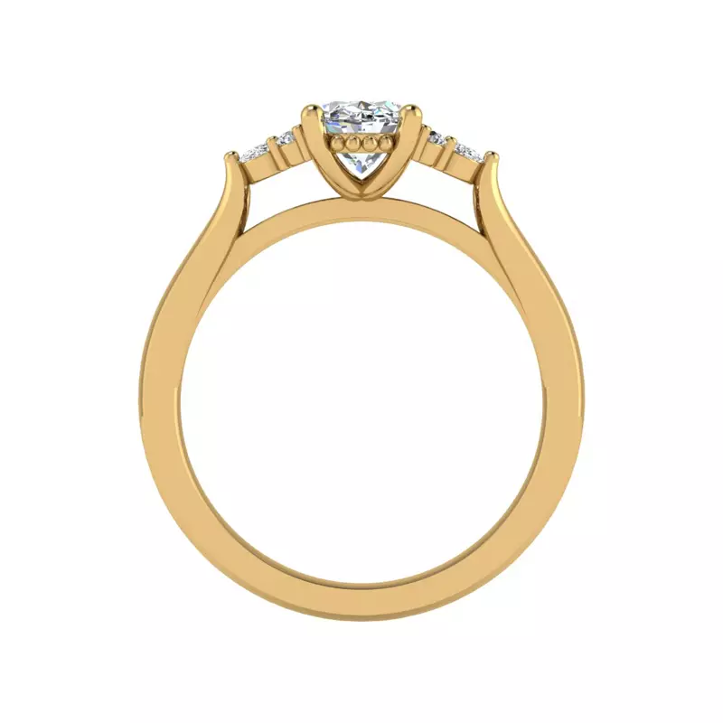 14K Yellow Gold Malia Engagement Ring