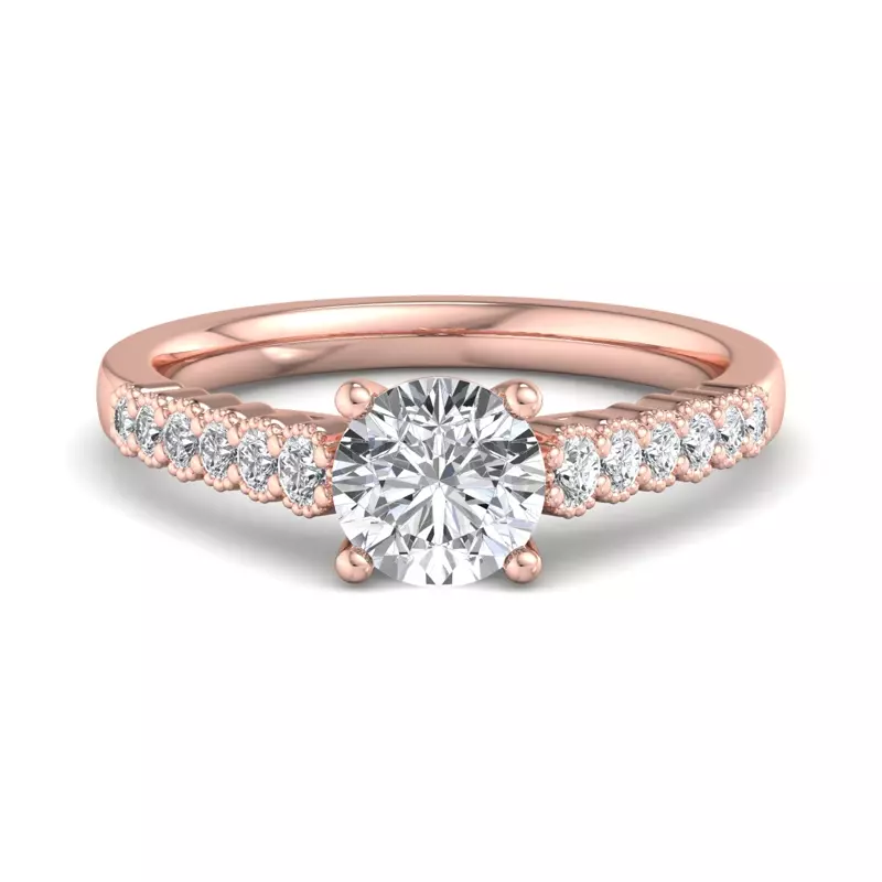 14K Rose Gold Dakota Engagement Ring