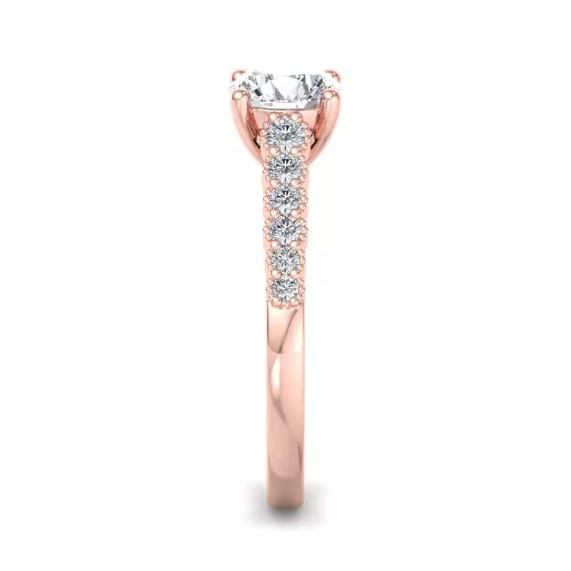14K Rose Gold Dakota Engagement Ring