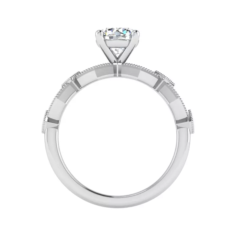 14K White Gold Camille Engagement Ring
