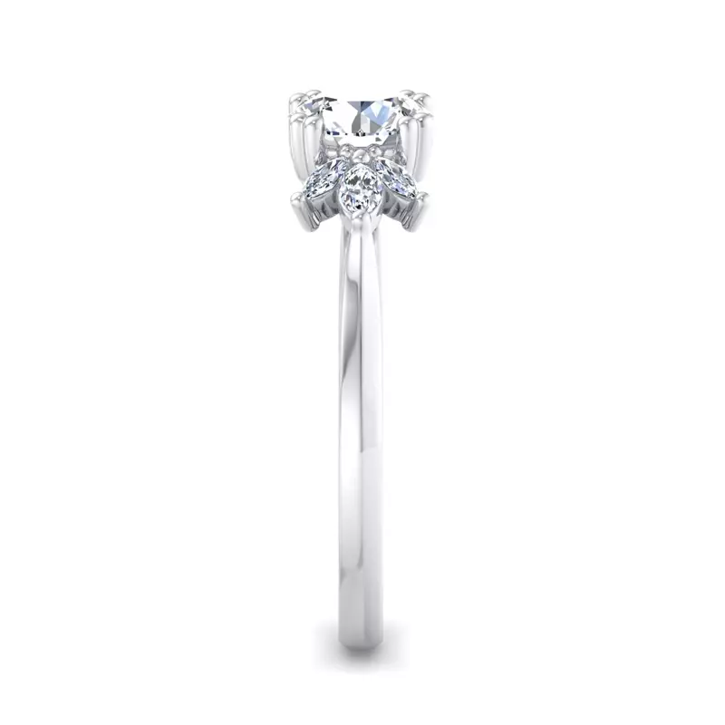 14K White Gold Nicole Engagement Ring