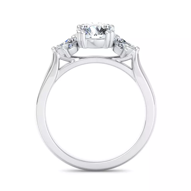 14K White Gold Nicole Engagement Ring