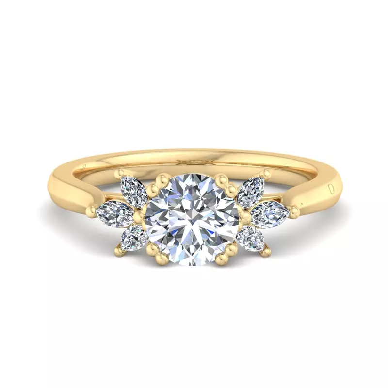 14K Yellow Gold Nicole Engagement Ring