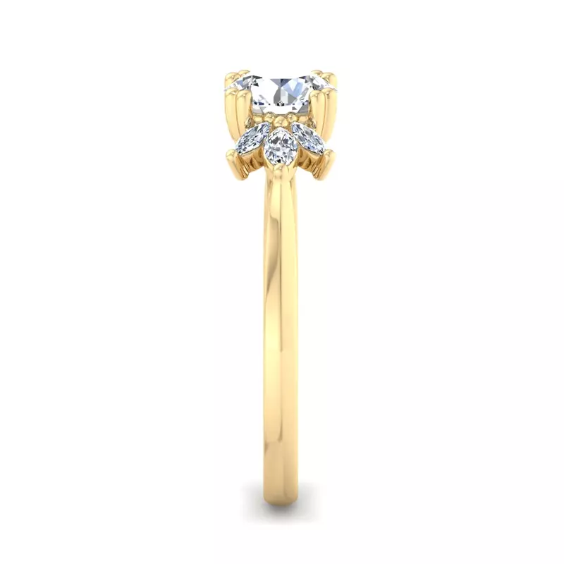 14K Yellow Gold Nicole Engagement Ring