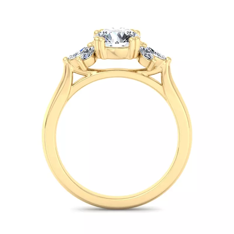 14K Yellow Gold Nicole Engagement Ring