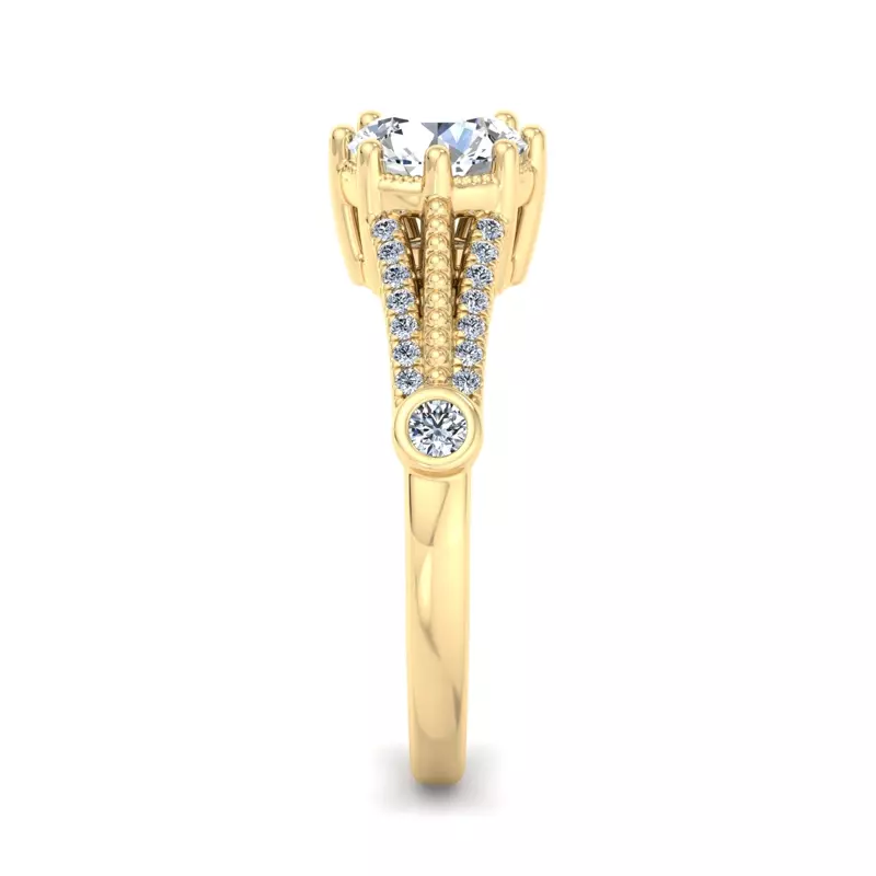 18K Yellow Gold Catherine Engagement Ring