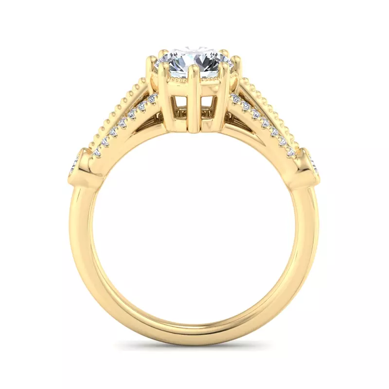 18K Yellow Gold Catherine Engagement Ring