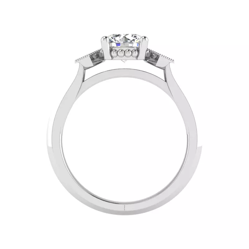 14K White Gold Jocelyn Engagement Ring