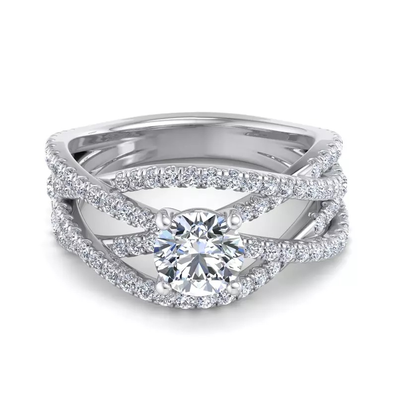 14K White Gold Lena Engagement Ring
